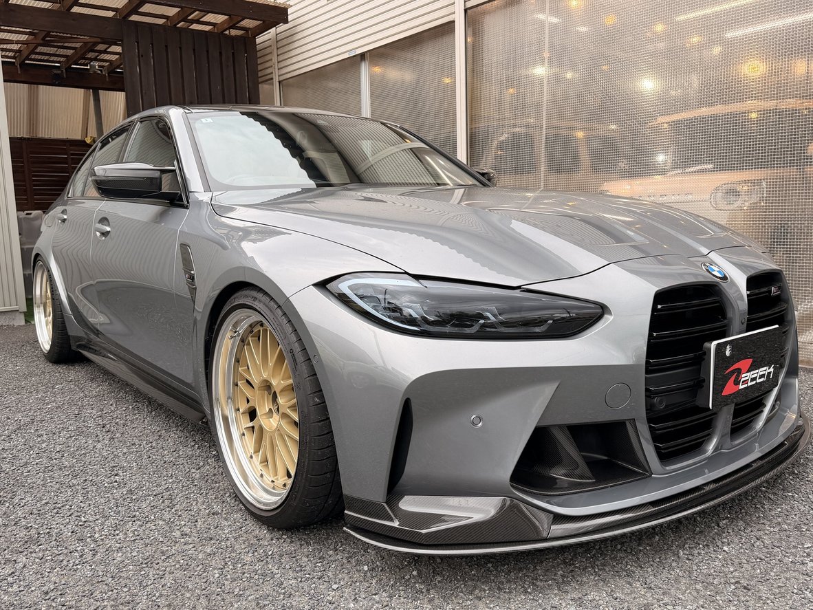 BMW M3 Competition トラックパッケージの施工写真