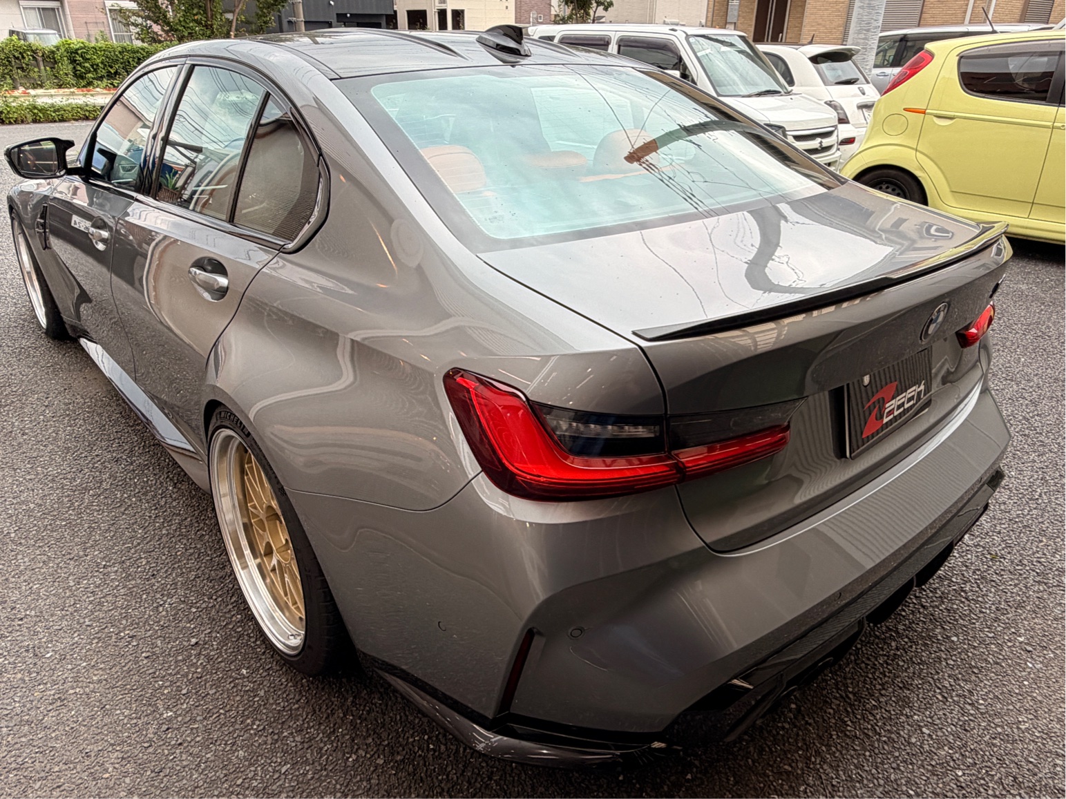 BMW M3 Competition トラックパッケージの施工写真