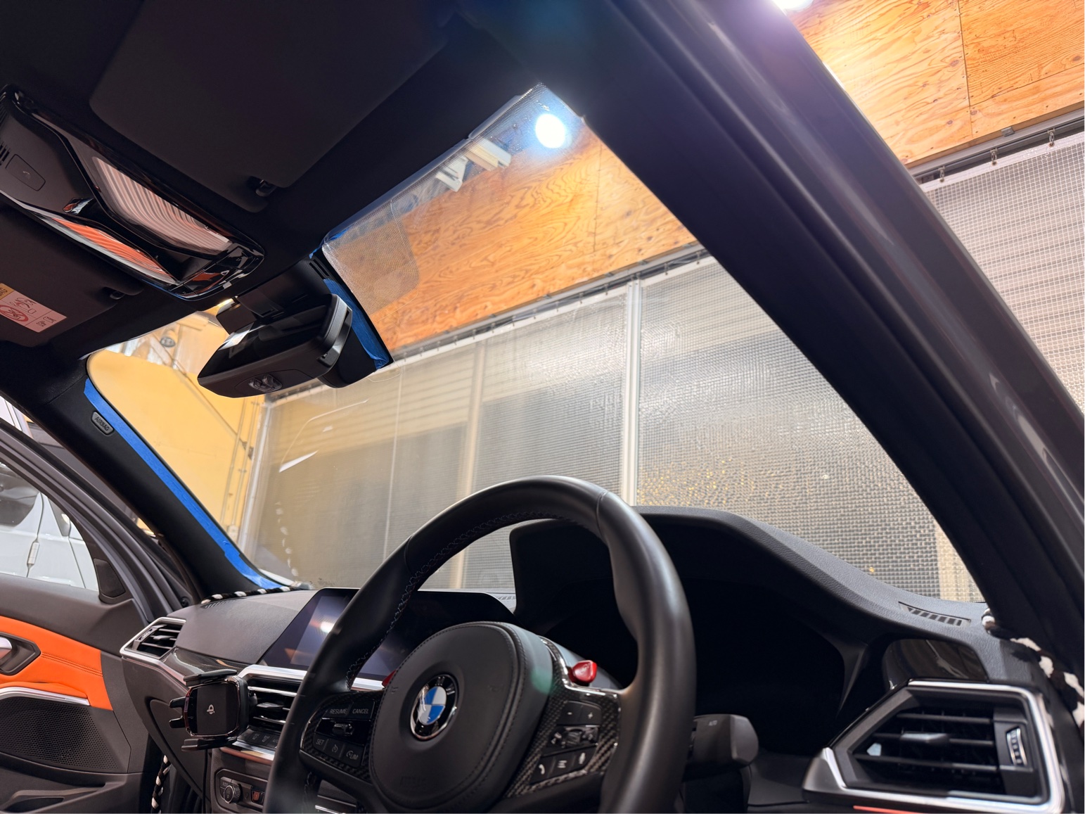 BMW M3 Competition トラックパッケージの施工写真