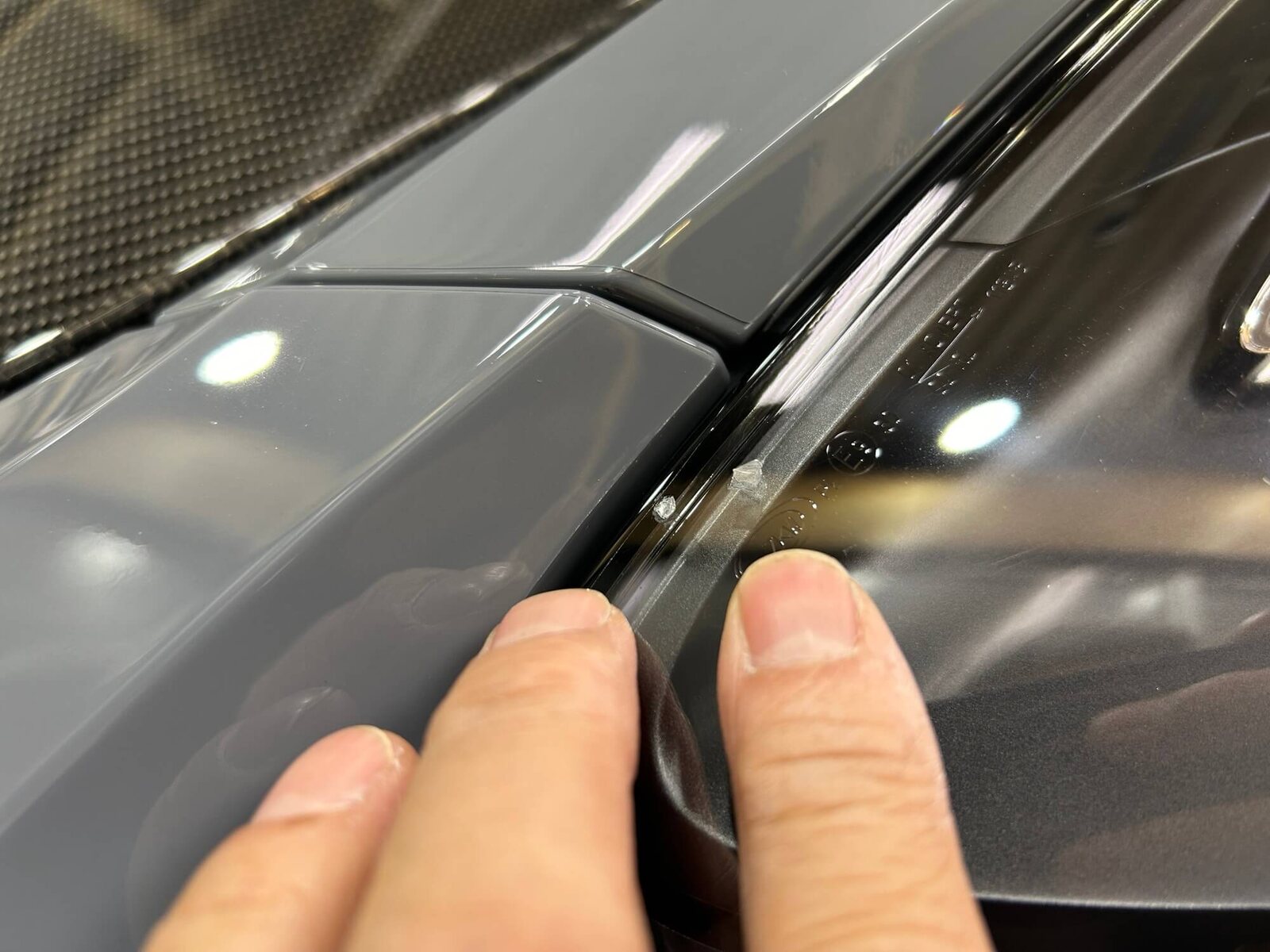 ポルシェケイマンGT4RSの施工写真