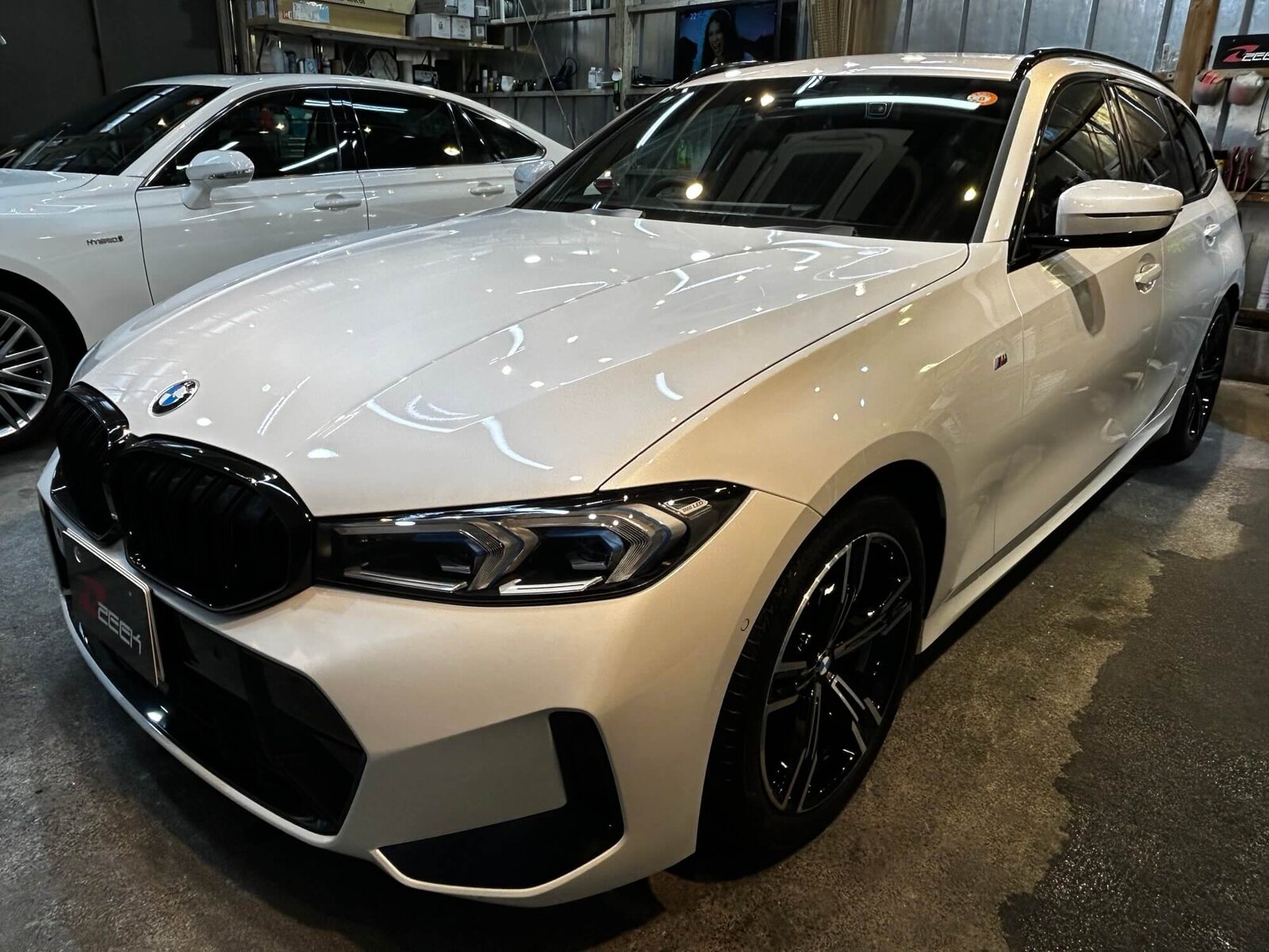 BMW320ツーリングの施工写真